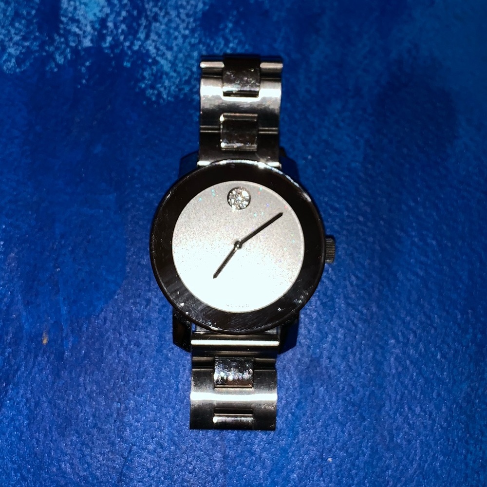 Movado bold ladies glitter watch